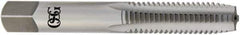 OSG - 3/8-16 UNC, H4, 4 Flute, Plug Chamfer, Bright Finish, High Speed Steel Hand STI Tap - 3-3/8" OAL, 1-21/32" Thread Length, 0.275" Square Size, 2B Class of Fit, Series 126 - Exact Industrial Supply