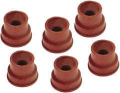 lumax - Grease Fitting Cap - Red, 5 Pieces - Industrial Tool & Supply