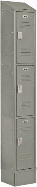 LockUp - 3 Door, 3 Tier, Electronic Access Lockers - Industrial Tool & Supply