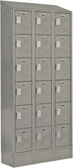 LockUp - 18 Door, 6 Tier, Electronic Access Lockers - Industrial Tool & Supply