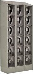 LockUp - 18 Door, 6 Tier, Electronic Access Lockers - Industrial Tool & Supply