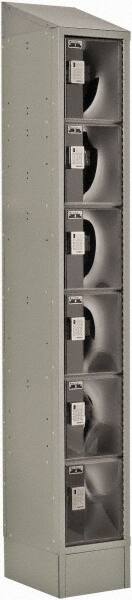 LockUp - 6 Door, 6 Tier, Electronic Access Lockers - Industrial Tool & Supply
