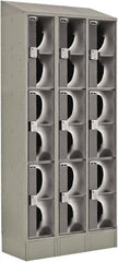 LockUp - 9 Door, 3 Tier, Electronic Access Lockers - Industrial Tool & Supply