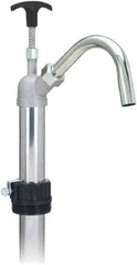 lumax - Oil Lubrication 0.17 Gal/Turn Flow Aluminum & Steel Lever Hand Pump - For 15 to 55 Gal Container - Industrial Tool & Supply