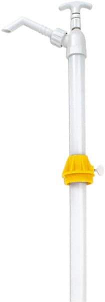 lumax - Oil Lubrication 0.06 Gal/Turn Flow Polypropylene Lever Hand Pump - For 15 to 55 Gal Container - Industrial Tool & Supply