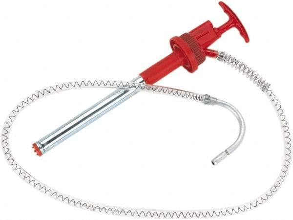 lumax - Oil Lubrication 0.02 Gal/Turn Flow Plastic Lever Hand Pump - For 5 Gal Container - Industrial Tool & Supply