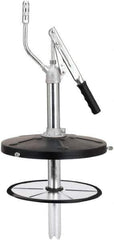 lumax - Grease Lubrication Aluminum & Steel Lever Hand Pump - For 5 Gal Container - Industrial Tool & Supply