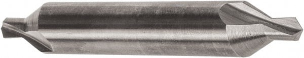 Precision Twist Drill - #0 Plain Cut 60° Incl Angle Solid Carbide Combo Drill & Countersink - Industrial Tool & Supply