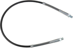 lumax - 30" Long, 10,000 psi Operating Pressure, Thermoplastic Grease Gun Hose - NPT - Industrial Tool & Supply