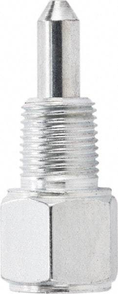 lumax - 4,500 Operating psi, 3/4" Long, Steel Needle Nose Adapter Grease Gun Needle Nozzle - Industrial Tool & Supply