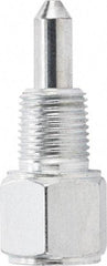 lumax - 4,500 Operating psi, 3/4" Long, Steel Needle Nose Adapter Grease Gun Needle Nozzle - Industrial Tool & Supply