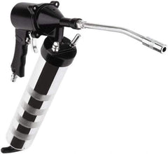 lumax - 3,000 Max psi, Flexible Air-Operated Grease Gun - 14 oz Capacity, 1/8 Thread Outlet, 3-Way Fill - Industrial Tool & Supply