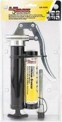 lumax - Rigid Pistol Grease Gun - 3 oz Capacity, 1/8 Thread Outlet, 66 Strokes per oz, Bulk & Cartridge Fill - Industrial Tool & Supply