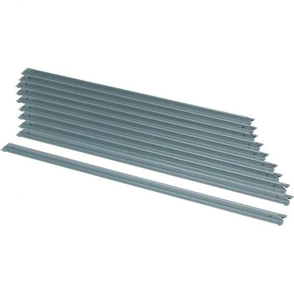 Value Collection - 36" Wide, 26 High, Open Shelving Accessory/Component - 16 Gauge Steel, Powder Coat Finish, Use with Boltless Storage Rack - Industrial Tool & Supply
