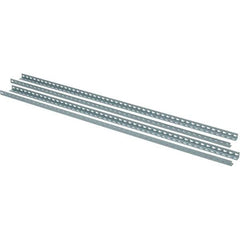 Value Collection - 18" Wide, 72 High, Open Shelving Accessory/Component - 14 Gauge Steel, Powder Coat Finish, Use with Boltless Storage Rack - Industrial Tool & Supply