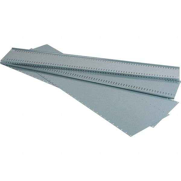 Value Collection - 18.3" Wide, 72 High, Open Shelving Accessory/Component - 21 Gauge Steel, Powder Coat Finish, Use with Bins/Totes - Industrial Tool & Supply