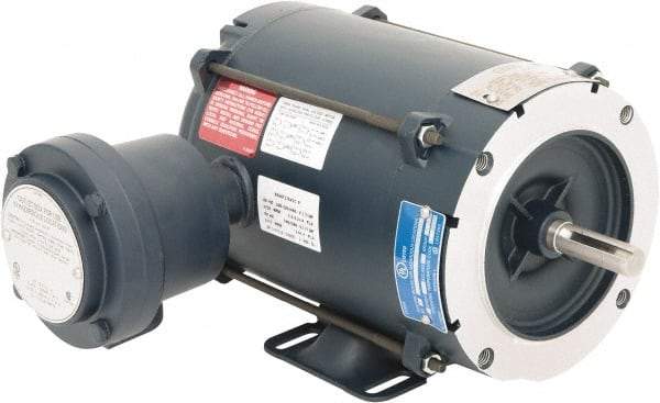 Leeson - 1/3 hp 1,800 Max RPM Explosion Proof Motor - 56C NEMA Frame, 230/460 Volts, 76% Efficiency at Full Load - Industrial Tool & Supply