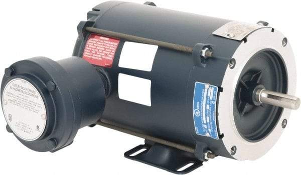 Leeson - 1/2 hp 1,800 Max RPM Explosion Proof Motor - 56C NEMA Frame, 230/460 Volts, 75% Efficiency at Full Load - Industrial Tool & Supply