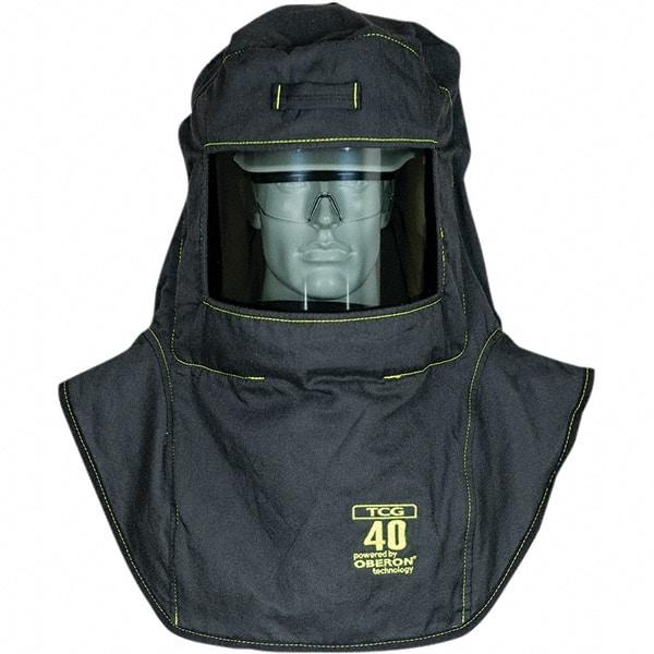 Oberon - Arc Flash & FR Hoods Hood Type: Arc Flash Protection Hood Style: Hood with Neck and Shoulder Drape - Industrial Tool & Supply