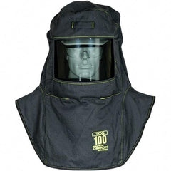 Oberon - Arc Flash & FR Hoods Hood Type: Arc Flash Protection Hood Style: Hood with Neck and Shoulder Drape - Industrial Tool & Supply