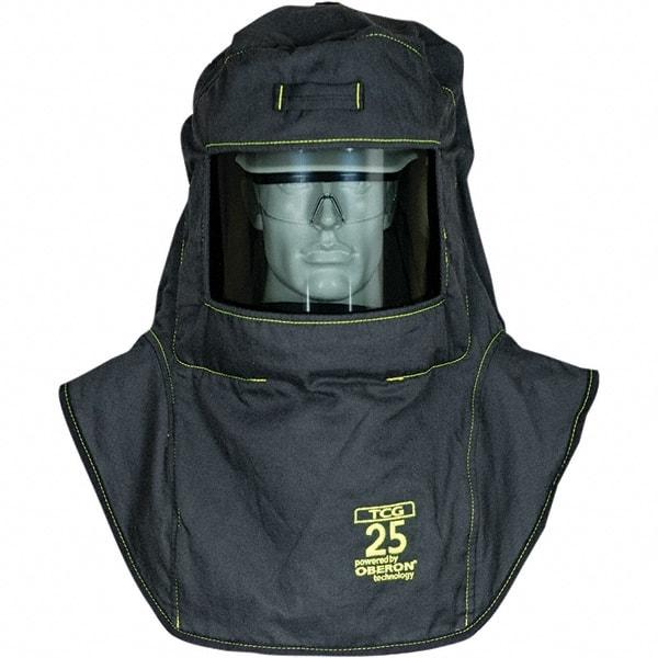 Oberon - Arc Flash & FR Hoods Hood Type: Arc Flash Protection Hood Style: Hood with Neck and Shoulder Drape - Industrial Tool & Supply