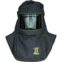 Oberon - Arc Flash & FR Hoods Hood Type: Arc Flash Protection Hood Style: Hood with Neck and Shoulder Drape - Industrial Tool & Supply