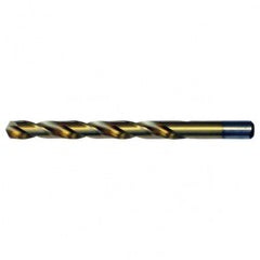 #68 RHS / RHC HSS 135 Degree Split Point Heavy Duty Jobber Drill - TiN - Industrial Tool & Supply
