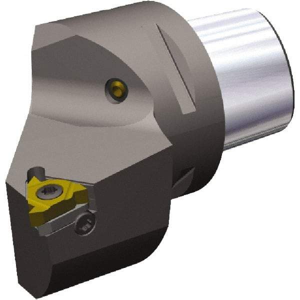 Kennametal - Insert Style LT22ER, 65mm Head Length, Right Hand Cut, External Modular Threading Cutting Unit Head - System Size PSC63, 45mm Center to Cutting Edge, Series PSC - Industrial Tool & Supply