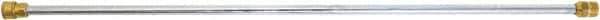 Simpson - 3,400 Max psi Fixed Pressure Washer Lance - 31" Long, Metal, Metric, Female & Male - Industrial Tool & Supply