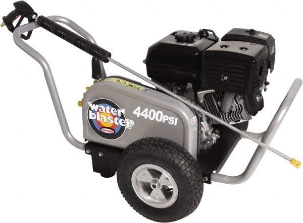 Simpson - Gas, 13 hp, 4,400 psi, 4 GPM, Cold Water Pressure Washer - AAA Triplex, 50' x 3/8" Hose - Industrial Tool & Supply