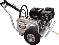 Simpson - Gas, 13 hp, 4,200 psi, 4 GPM, Cold Water Pressure Washer - CAT Triplex, 50' x 3/8" Hose - Industrial Tool & Supply