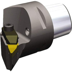 Kennametal - Right Hand Cut, Size PSC50, VC.. 1604 & VP..332 Insert Compatiblity, Internal Modular Turning & Profiling Cutting Unit Head - 35mm Ctr to Cutting Edge, 52mm Head Length, Through Coolant, Series Top Notch - Industrial Tool & Supply