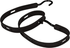 The Better Bungee - Adjustable Bungee Strap with Overmolded Nylon Hook End - 36" OAL, Black - Industrial Tool & Supply
