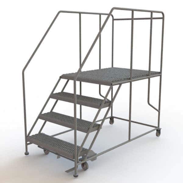TRI-ARC - Rolling & Wall Mounted Ladders & Platforms Type: Rolling Work Platform Style: Steel Work Platform - Industrial Tool & Supply