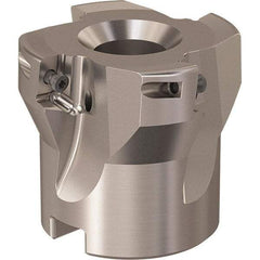 Seco - 4 Inserts, 44mm Cut Diam, 16mm Arbor Diam, 9mm Max Depth of Cut, Indexable Square-Shoulder Face Mill - 90° Lead Angle, 40mm High, XO.X 10T3.. Insert Compatibility, Through Coolant, Series R220.69 - Industrial Tool & Supply