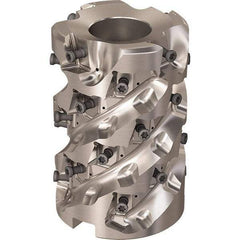 Seco - 28 Inserts, 63mm Cut Diam, 27mm Arbor Diam, 81mm Max Depth of Cut, Indexable Square-Shoulder Face Mill - 90° Lead Angle, 93mm High, LOEX-12 Insert Compatibility, Through Coolant, Series R220.94 - Industrial Tool & Supply