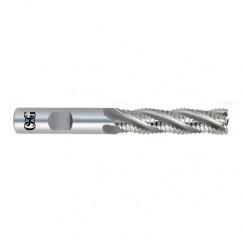 1-1/2" Dia. - 6-1/2" OAL - Bright HSS Co- Roughing SE EM - 6 FL - Industrial Tool & Supply