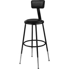 NPS - Swivel & Adjustable Stools Type: Adjustable Height Stool Base Type: Steel - Industrial Tool & Supply