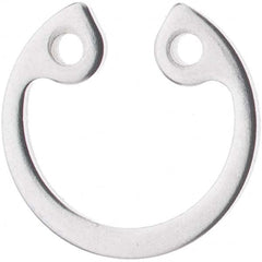 Rotor Clip - 26mm Bore Diam, Stainless Steel Metric Internal Snap Retaining Ring - Industrial Tool & Supply