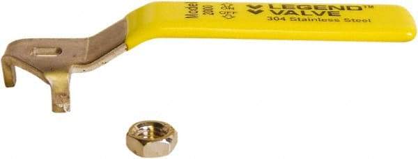Legend Valve - Ball Valve Lever Handle - For Valves Sizes from 1-1/4" to 1-1/2" - Industrial Tool & Supply