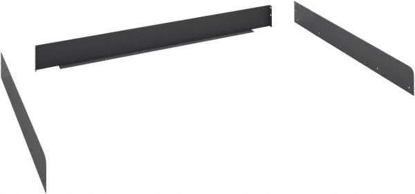 Tennsco - Steel Workbench & Workstation Side and Back Rail Kit - 30" Deep, Use with Tennsco Workbench - Industrial Tool & Supply