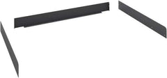 Tennsco - Steel Workbench & Workstation Side and Back Rail Kit - 30" Deep, Use with Tennsco Workbench - Industrial Tool & Supply