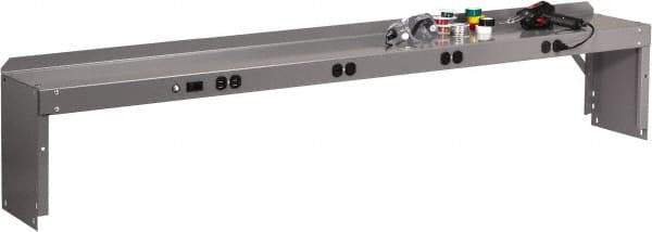 Tennsco - Steel Workbench & Workstation Riser - 10-1/2" Deep, Use with Tennsco Workbench - Industrial Tool & Supply