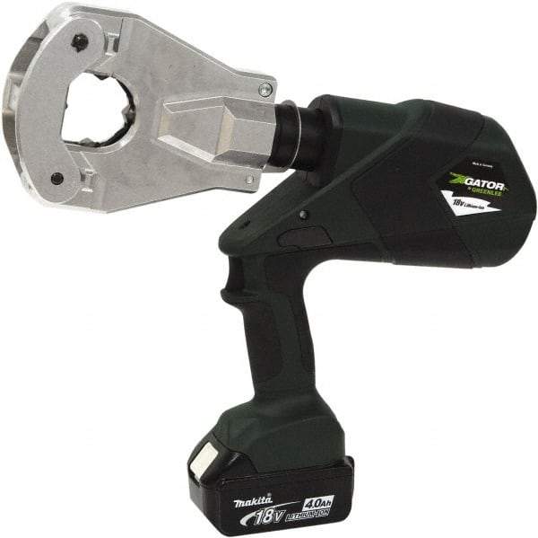 Greenlee - 6 Ton Electric Crimper - Includes Lithium-Ion Battery, Charger, Carrying Case - Industrial Tool & Supply