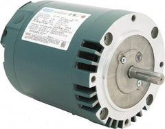 Leeson - 3/4 Max hp, 1,800 Max RPM, Premium Efficient Electric AC DC Motor - 230/460 V Input, Three Phase, 56C Frame, 5/8" Shaft Diam, C-Face Mount, ODP Enclosure - Industrial Tool & Supply