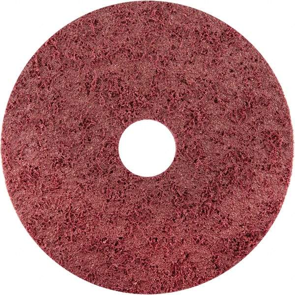 Norton - 7" Diam, Aluminum Oxide Hook & Loop Disc - Medium Grade, Nonwoven, - Industrial Tool & Supply