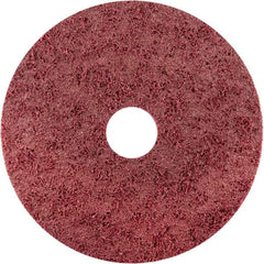 Norton - 7" Diam, Aluminum Oxide Hook & Loop Disc - Medium Grade, Nonwoven, - Industrial Tool & Supply