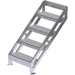 TRI-ARC - Rolling & Wall Mounted Ladders & Platforms Type: Ladder Style: Stair Unit - Industrial Tool & Supply