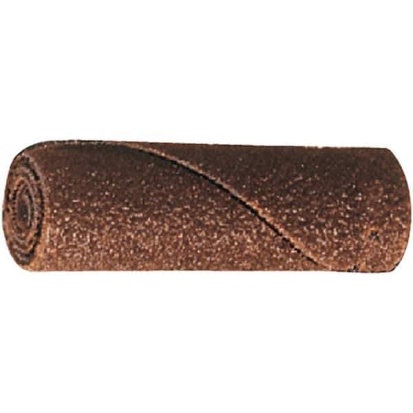 PFERD - 1" Max Roll Diam x 2" OAL, 120 Grit Aluminum Oxide Straight Cartridge Roll - 1/4" Pilot Hole Diam, Cloth Backing, 9,000 Max RPM - Industrial Tool & Supply
