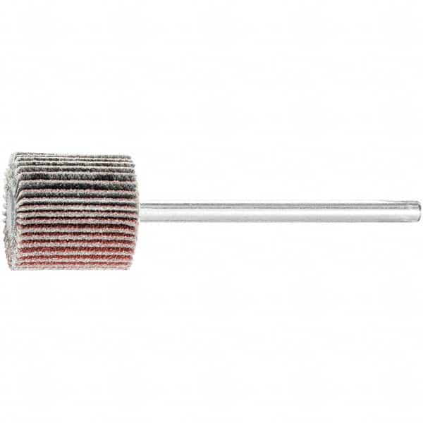 PFERD - 5/8" Diam x 5/8" Face Width, Aluminum Oxide Coated Mounted Flap Wheel - Industrial Tool & Supply